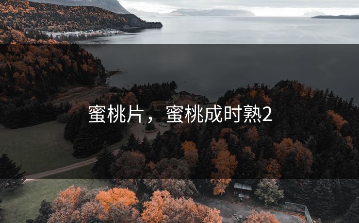 蜜桃片，蜜桃成时熟2