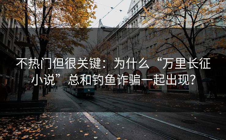不热门但很关键：为什么“万里长征小说”总和钓鱼诈骗一起出现？